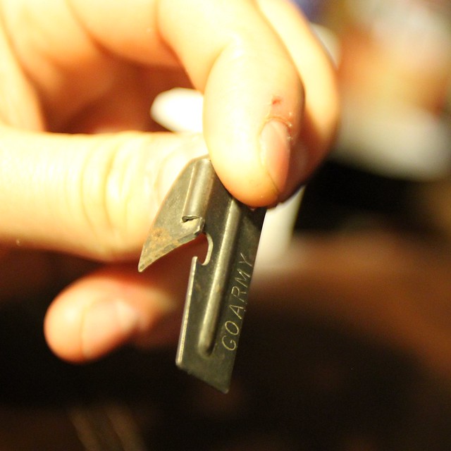 Pretty cool ARMY bottle/can opener that Jeff had