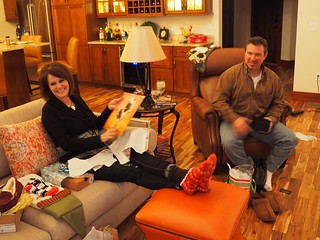 Gifts with mom n Rod