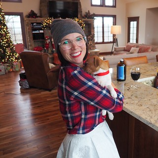 Mom got a new pup. Kari likes it.