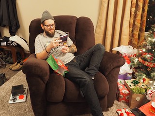 Opening gifts in Nevada