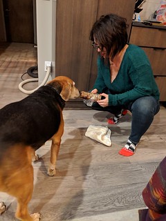 Garth gets a beef trache in his stocking