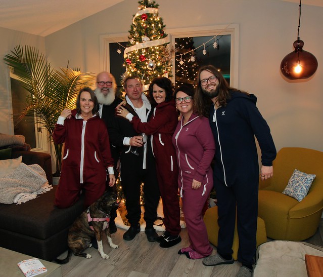 Gettin comfy after dinner