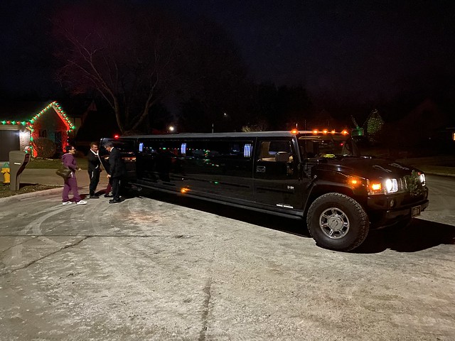Limo has arrived