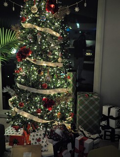 Bout to tear into these presents