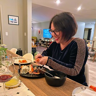 Crackin some big ol crab legs