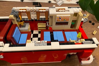 The back seat folds down into a bed