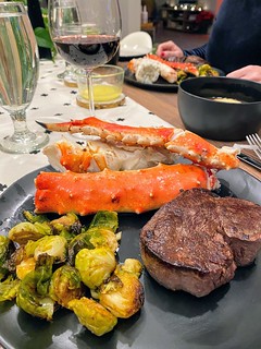 A little surf n turf Christmas eve dinner