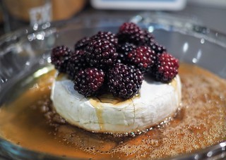Look at this blackberry maple brie