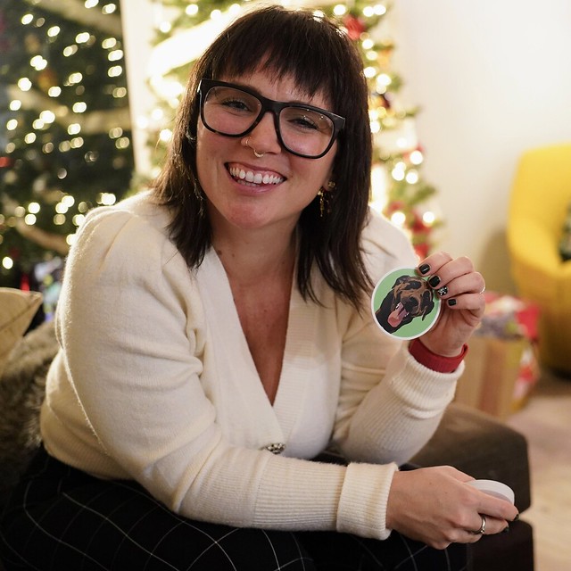 I'm kinda over giving dead dog memorabilia for Christmas... but these benny stickers turned out a...