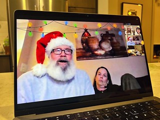 Hangin with Santa and the Mrs.