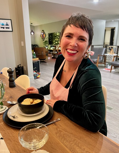 French onion soup chef