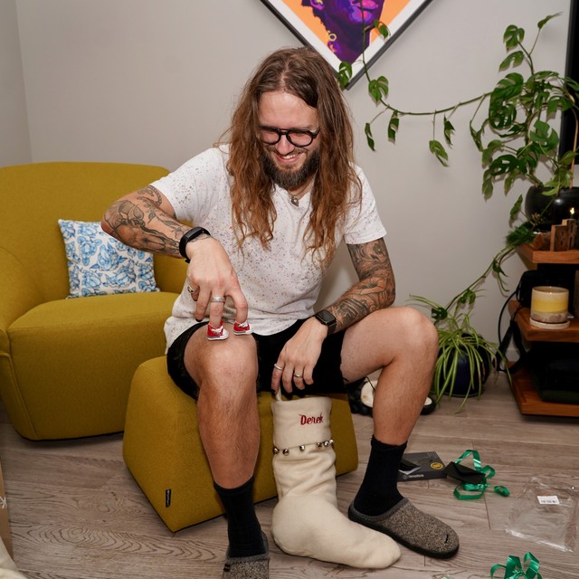 Got some tech deck sneakers in my stocking