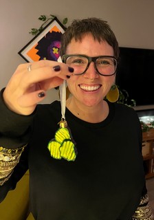 Got her some pickle chips