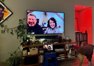 Christmas - Mom and Rod couldn't make it due to gnarly blizzard conditions