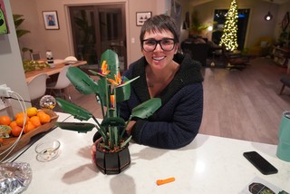 Just finished up her lego bird of paradise