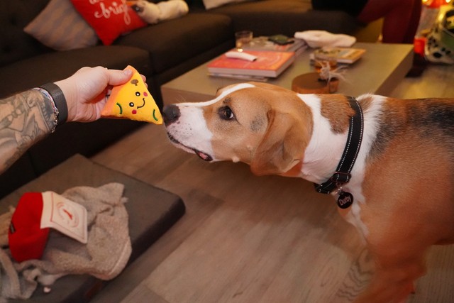 Durby's pizza box had some happy lil pizzas in it