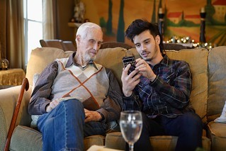 John Brooks - Gabe shows grandpa his landscape and fish