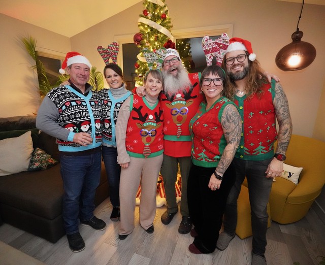 Santa brought sweaters