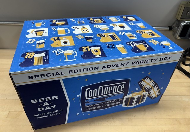 Stopped by Confluence and left with a beer advent calendar…