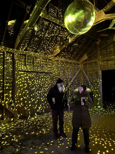 Hangin in the disco barn