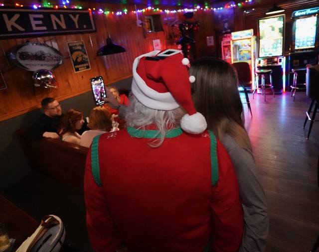 Stranger Selfies with Santa
