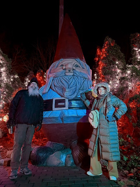 Elwood. Apparently the world’s largest concrete gnome.