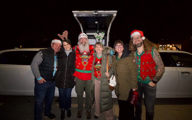 Christmas limo party