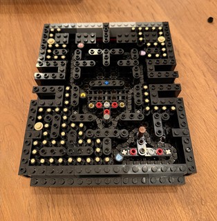 Assembling the tiny chains for the characters was fun