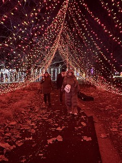 Walking through the lights