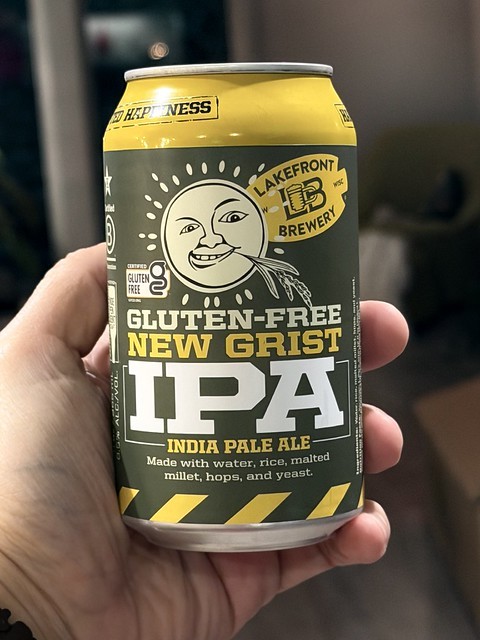 First beer in a month. Gluten free. Actually decent.