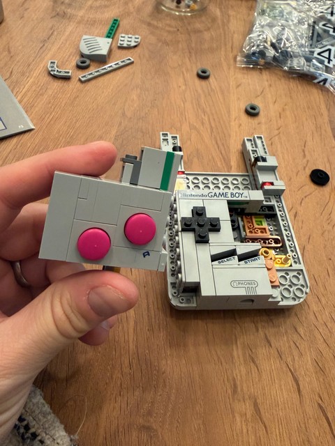Lego Game boy buttons