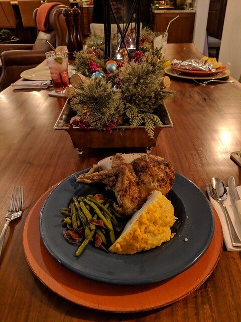 Some very tasty chicken and cauliflower