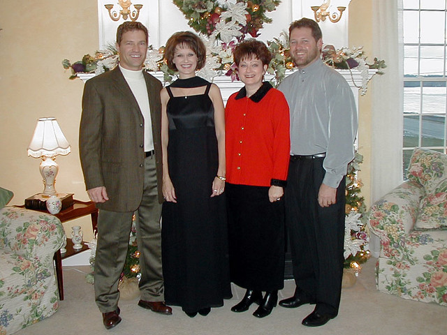 Dad is standing awesomely