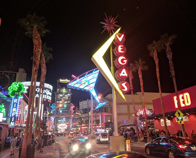 The end of Fremont Street