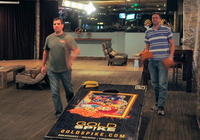 Playin giant bags at Gold Spike