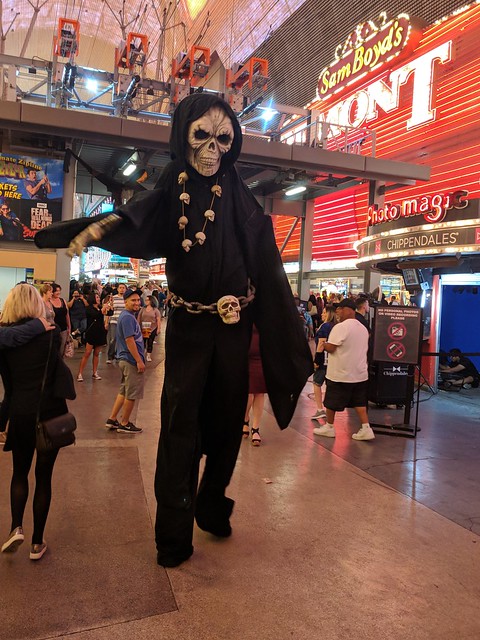 This was a very tall skeleton