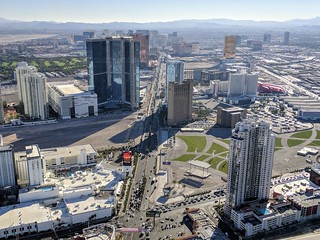 Lookin toward the strip from the top of the Stratosphere