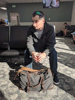 Havin an airport beer