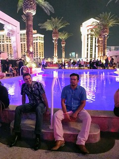 Nathan D - Sittin by the pool outside of Drai's