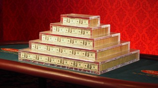 A million dollars in cash at Binions.