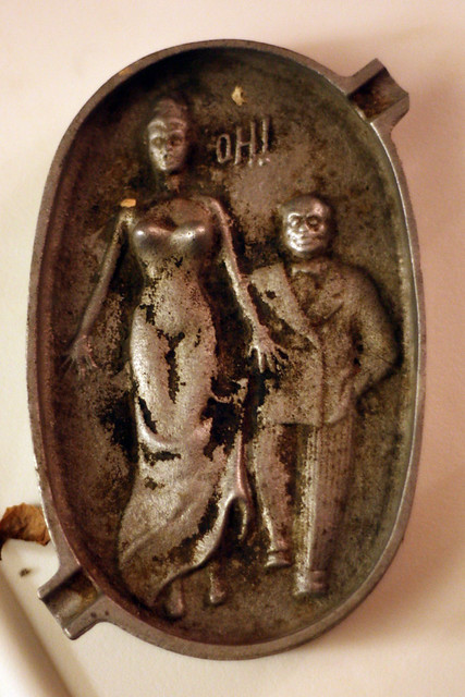 An awesome ash tray that belonged to Teresa's uncle