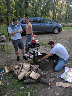 Chuck McGrane - Gettin camp all set up