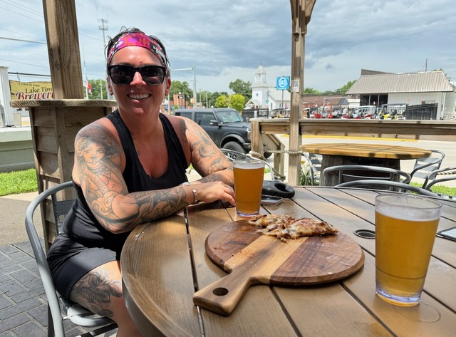 Lunch Date at Lake Time Brewery