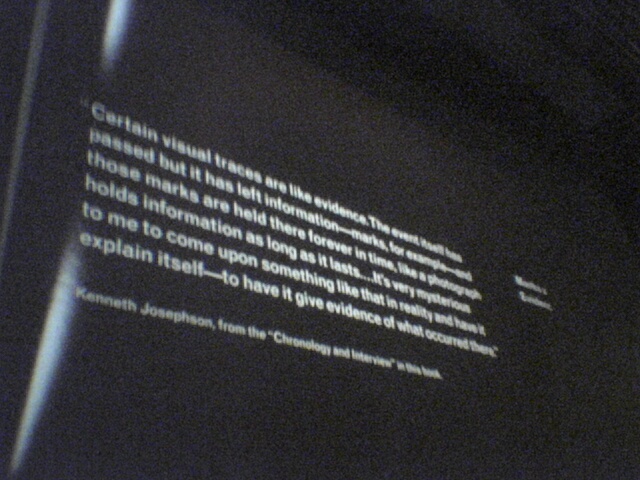 A quote from Kenneth Josephson