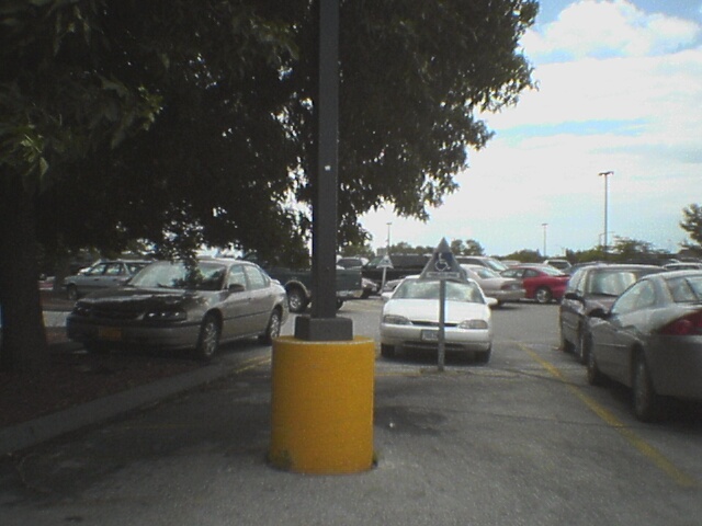 Can't park in that handicapped spot...