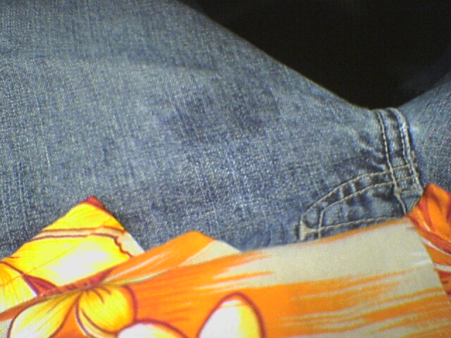 That is a pee spot on my pants