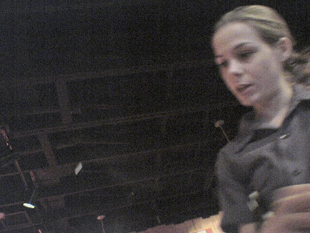 Kraus' GF at Famous Dave's