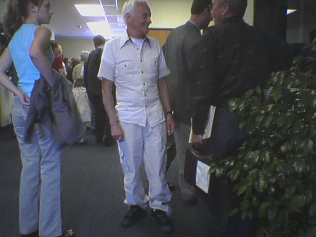 Sweet old dude dressed in skater gear