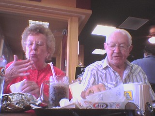 These old people sat with Vic and I at A&W