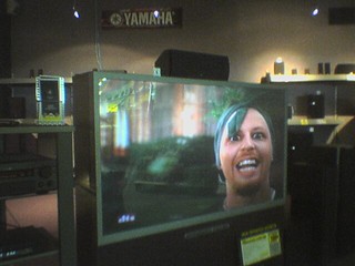 Tech - Twiztid on a TV at Best Buy